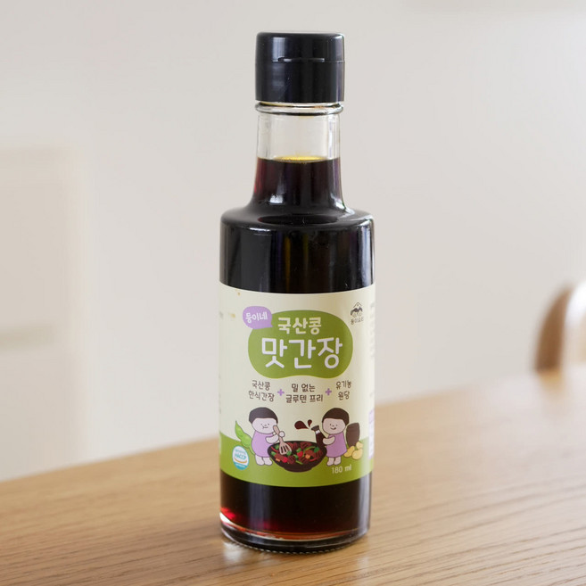 둥이네 국산콩 맛간장, 1개, 180ml