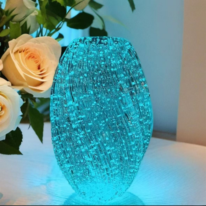 Roomfittie 루미피티 야광 유리 화병 예쁜 인테리어 꽃병 홈데코 수경재배 유리화병, 글로우 야광