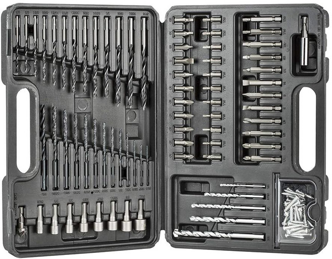 BLACK+DECKER 스크류 드라이버 비트 세트/드릴 세트 109피스(BDA91109), 1개