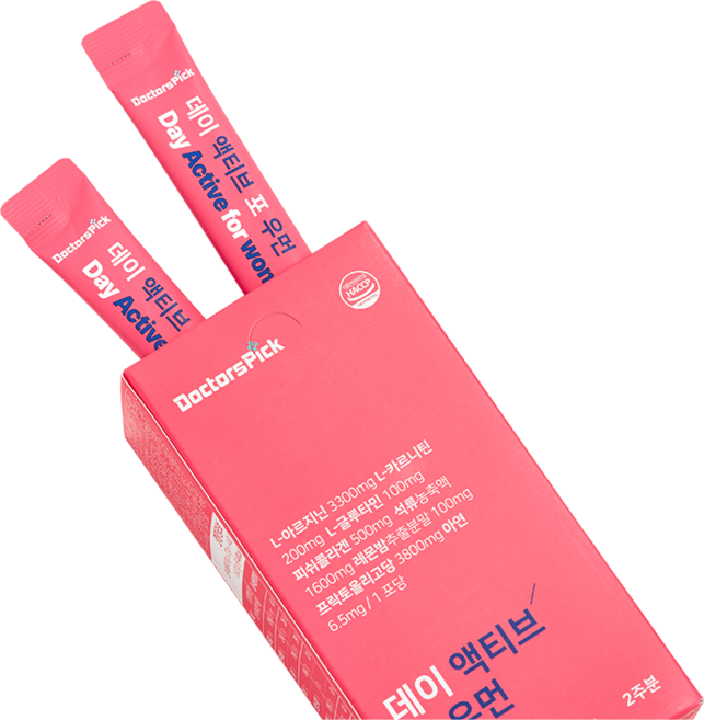 데이 액티브 포 우먼 여성용 아르기닌 고함량 석류 14포, 280g, 1개