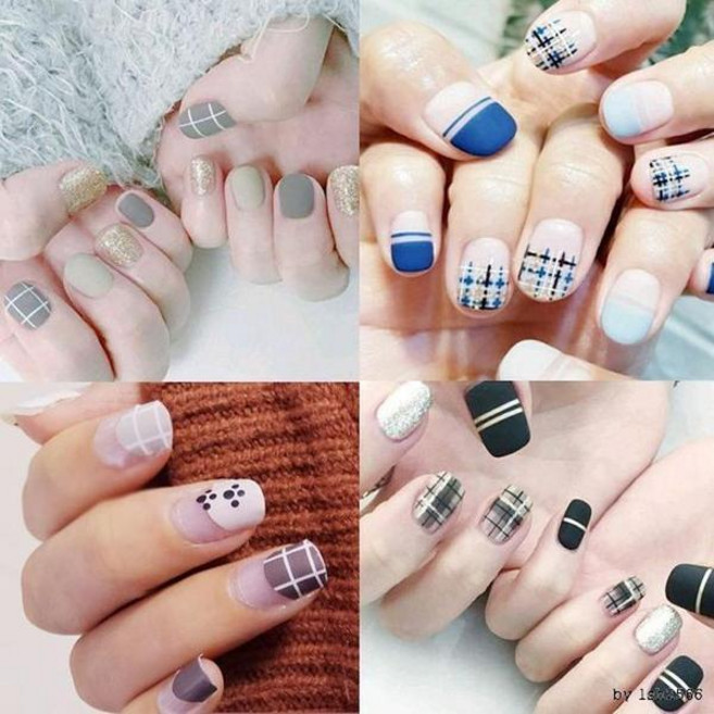 붙이는 네일아트 패치 패디 젤 3초 메트네일스티커 네일스티커, DK03-003