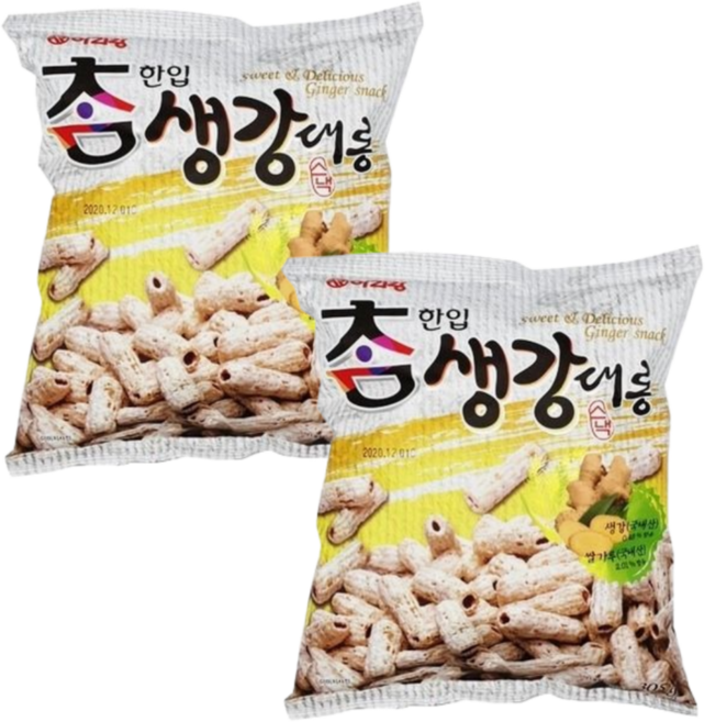아리랑 한입 참 생강대롱, 2개, 305g