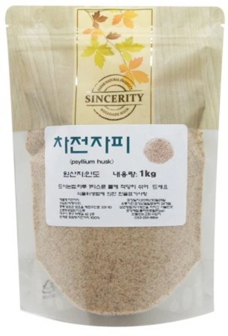 천일한약방 차전자피 분말 거친입자 식이섬유, 1개, 1kg - 쿠팡