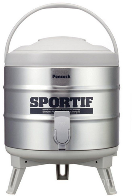 피콕 Peacock INS-80K 8.1 L 캠핑물통 워터저그 스테인레스, 6.1 리터, 1개