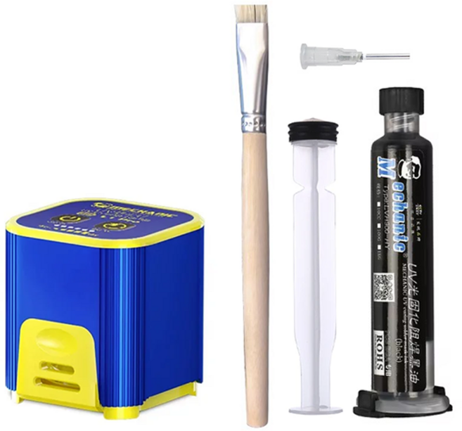 5in 1 MECHANIC Pro UV 경화 램프 솔더 마스크 잉크 납땜 페이스트 마더보드 용접 수리용 플럭스, 1개
