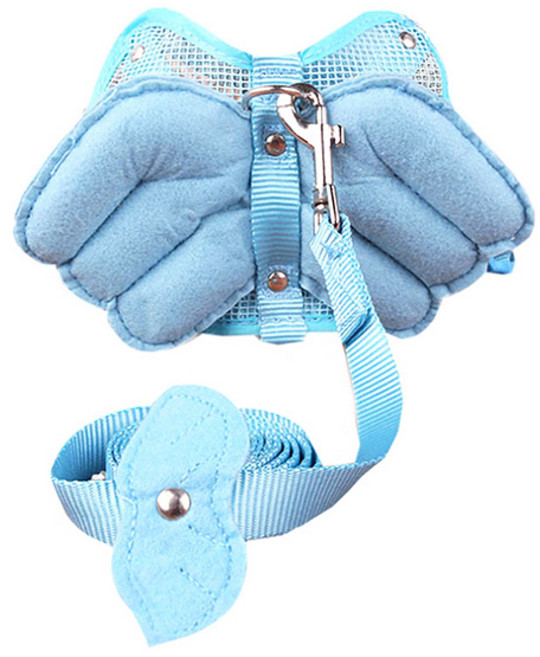 카니스 애견 엔젤하네스세트 L, 블루, 1세트