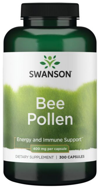 스완슨 벌 화분 400mg 캡슐, 1개, 300정