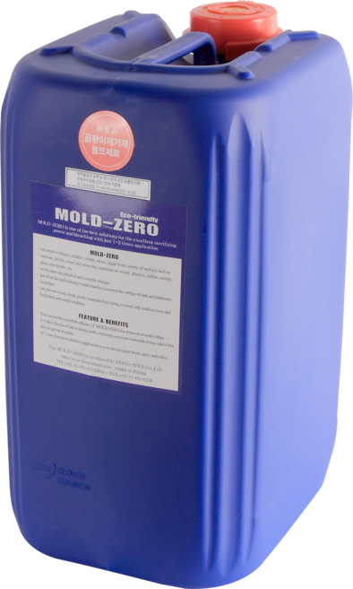 완벽한 초강력 목재 및 일반 곰팡이 제거제 - 마블러스 크린싱 몰드제로 18L, 1개