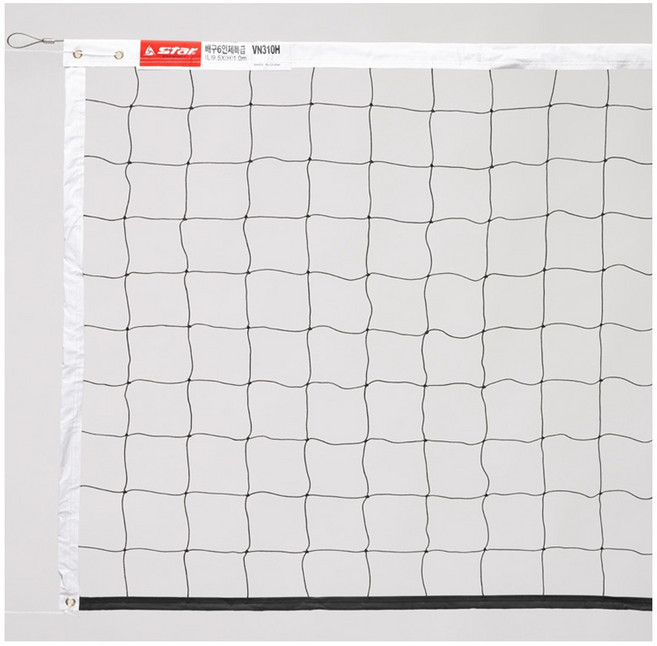 배구네트 6인제 고급용 VN310H, 화이트, 1개