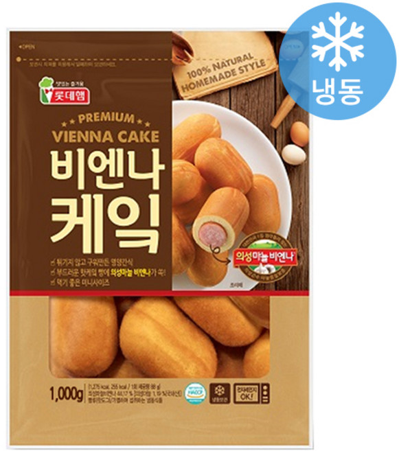 롯데햄 비엔나케익1000g/롯데햄, 1kg, 1개
