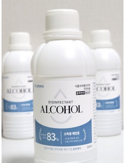 삼현제약 청솔 소독용 에탄올, 8개, 250ml