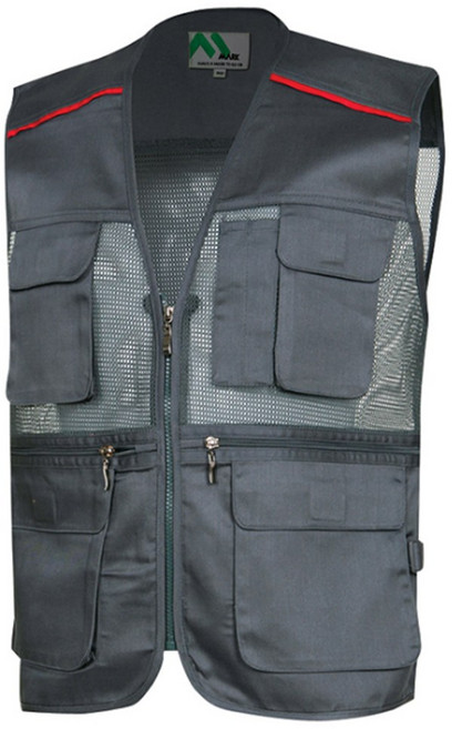 마크 티뷰크 MK-190 망사 작업조끼 작업복 근무복 단체복 현장복