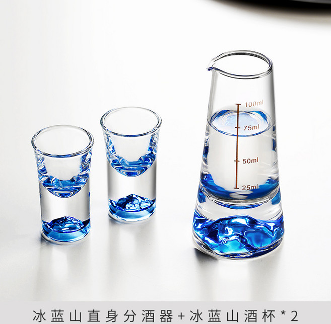 고급 고량주잔 빼갈잔 백주 연태고량주 오량액 술잔세트, 분주기 1p + 고량주잔 2P, 1개