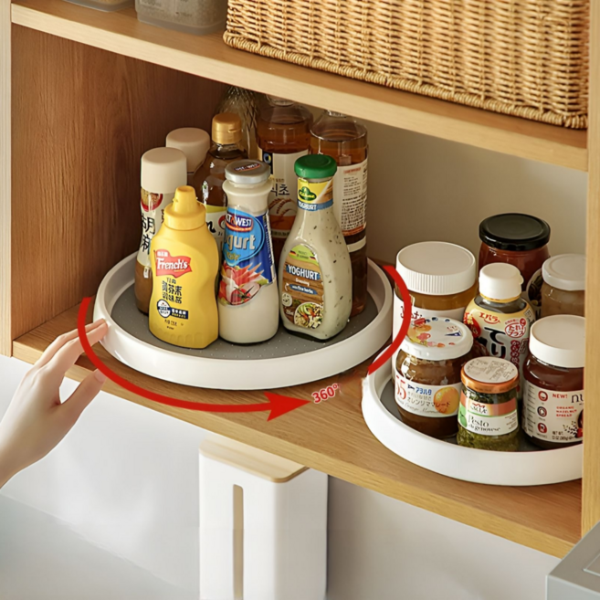 살림소담 다용도 주방 회전 양념통 트레이, 1개