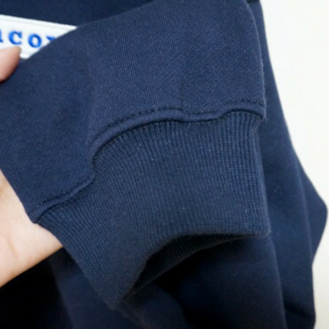 특가판매) 골지 시보리 - 네이비 1/2마(반마) BK16, 1개