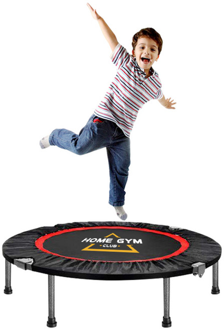 HOME GYM 彈跳床 兒童成人室內運動健身器材 安全穩固易收納, 1個, 黑