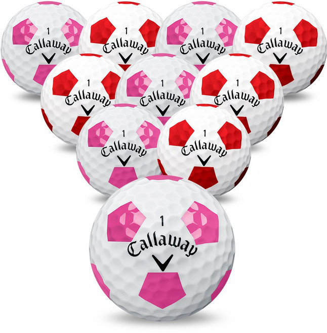 나이스로스트볼 캘러웨이 트루비스 축구공 화이트 A-등급 골프공, 10개, 1개