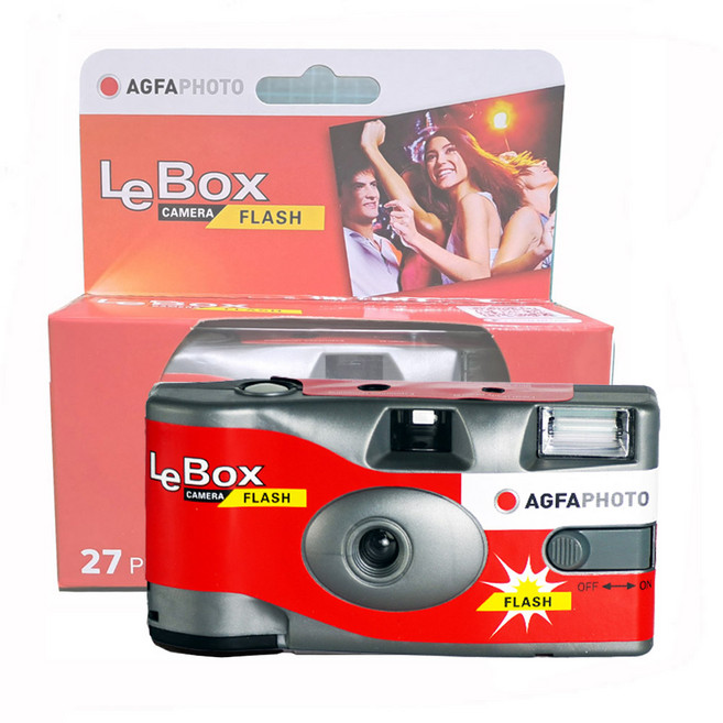 아그파일회용카메라 400-27컷 플래쉬 필름카메라 1개, 아그파 일회용카메라 플래쉬-27컷