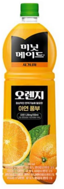 미닛메이드 시그니처 오렌지, 1.5L, 240개