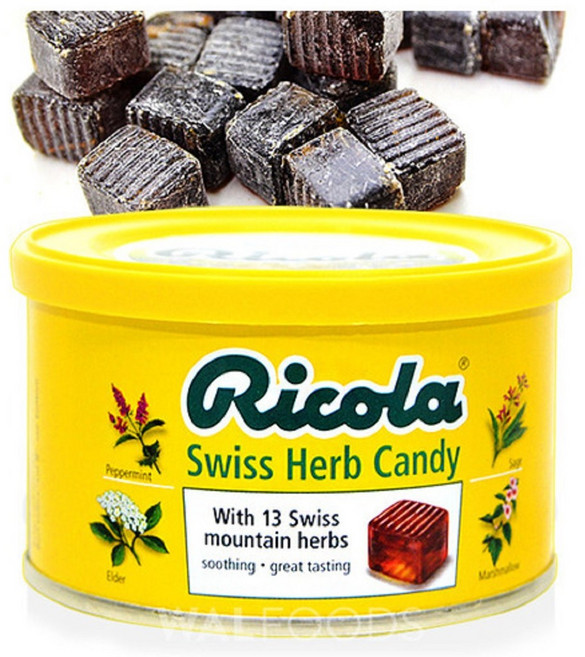 리콜라 스위스 허브캔디 허브맛(100g), 100g, 1개