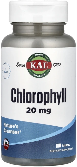 몸관리하세요 겨울입니다 KAL 엽록소 20mg 100정 특별관리진행 - 쿠팡