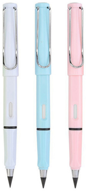 오래쓰는 무한 연필 닳지않는 반영구 연필 샤프, 스카이