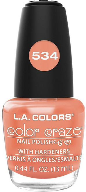 LA COLORS 컬러 열풍 네일 폴리시 글리터 밤 CNP543, Hottie, 1개