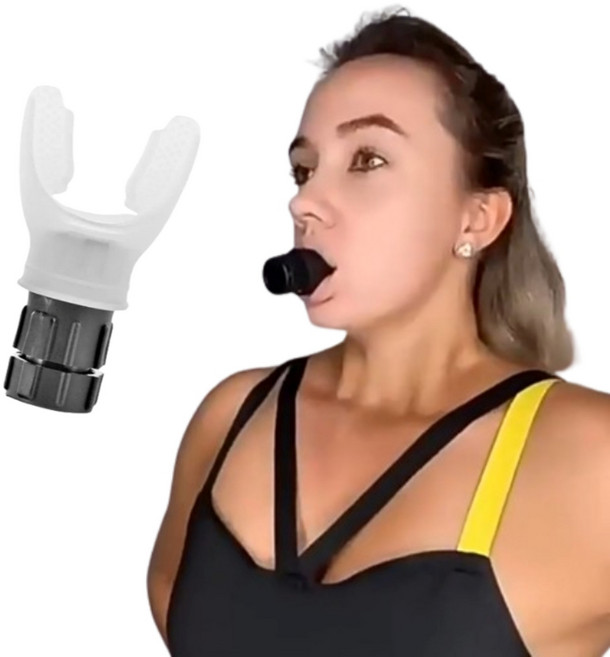 HB153 복식호흡 흉곽호흡 폐활량운동기구 153 렁트레이너, 화이트, 1개