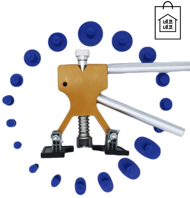 차찌그러짐복원 찌그러진차펴기 자동차덴트 문콕 자동차외형복원 셀프덴트, 혼합색상, 1개