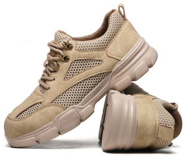 발편한 여름 경량 안전화 경량 가벼운 여름용 통풍 메쉬 패션 고급 작업화