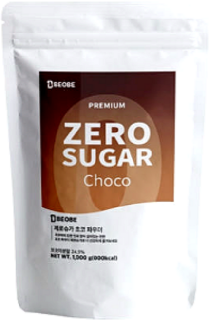 베오베 제로슈거 초코 파우더, 1kg, 8개, 1개입, 1kg