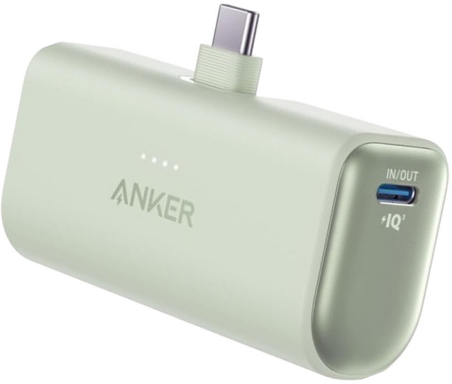 앤커 나노 5000mAh 22.5W C타입 도킹형 보조배터리, 그린, A1653