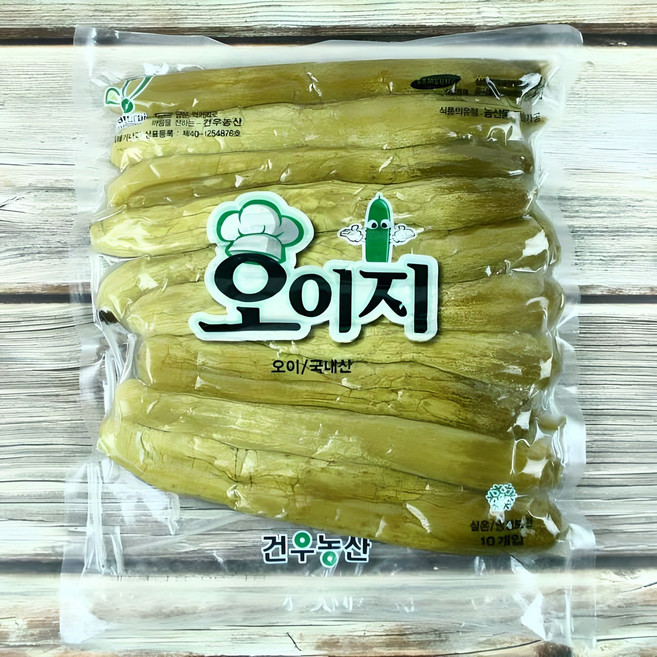 자연미가 국내산 통 오이지 1.2kg (10개입), 1개