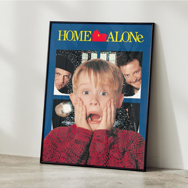 영화 포스터 인테리어 홈카페 영화브로마이드 어바웃타임 감성 집들이 생일 선물 레트로 영화포스터 나홀로집에 01, A2 사이즈(420x594mm), A2포스터만 구매