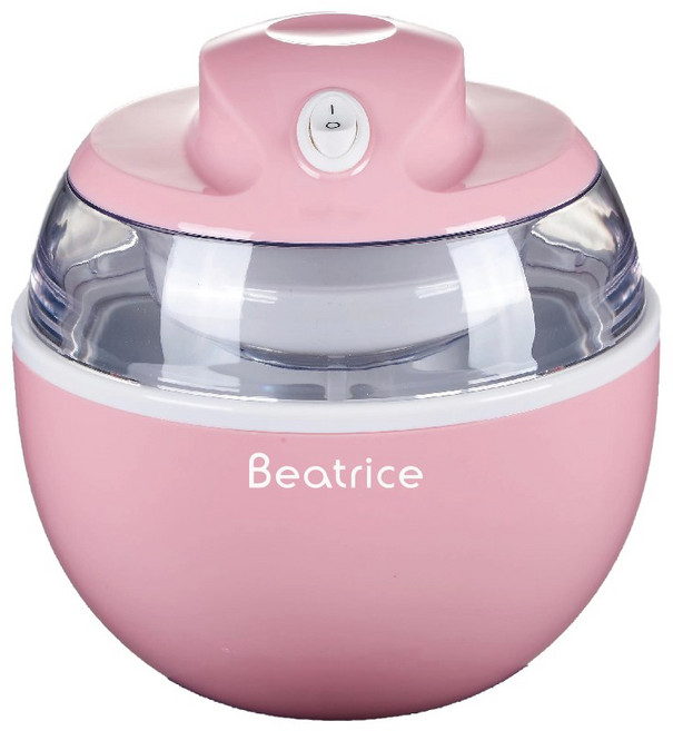 Beatrice 迷你自動冰淇淋機 600ml, 粉色