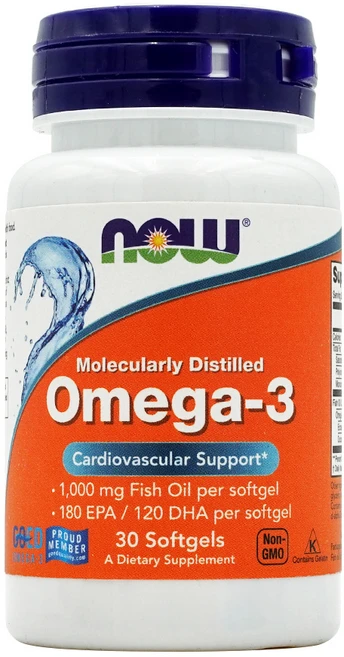 나우푸드 오메가3 EPA180 DHA120 피쉬오일 30정 비타민D3 토코페롤 피시오일, 1개 - 쿠팡