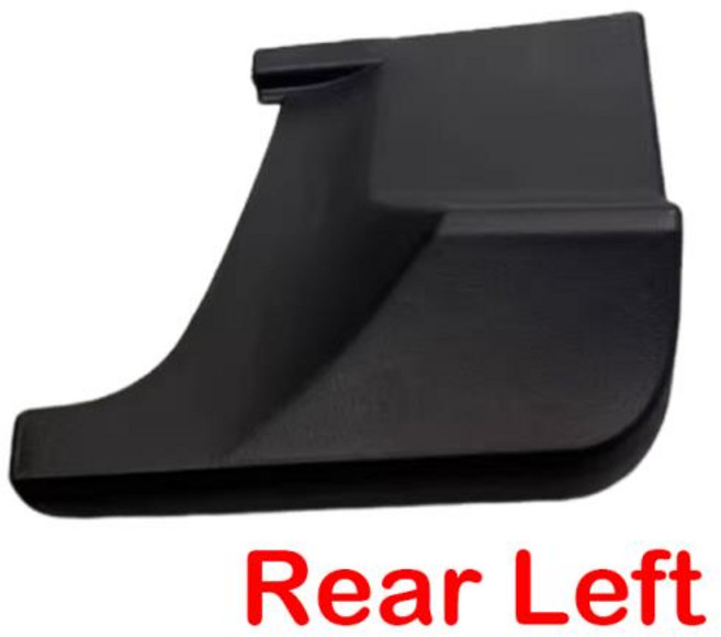 도요타 랜드 크루저 LC200 2009-2018 용 외부 측면 문짝 스텝 플레이트 풋 페달 스텝 보드 보호 트림 커버, 02 Rear Left, 02 Rear Left