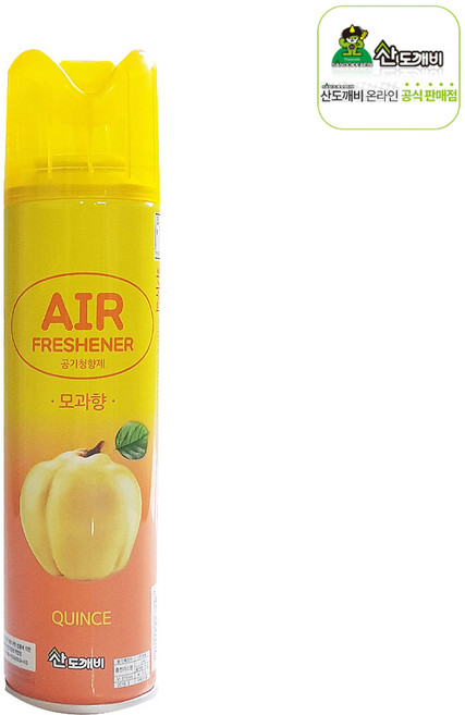 산도깨비 공기청향제 방향제 탈취제 11종, 300ml, 4개, 모과