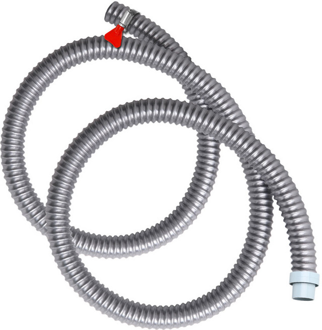 와이넷 실버라인일자배수호스 실버라인엘보배수호스 1.5M 2M 3M 통돌이 세탁기 배수호스 교체 스텐레스 호스밴드 배수구호스, 02.실버라인일자배수호스2M, 1개