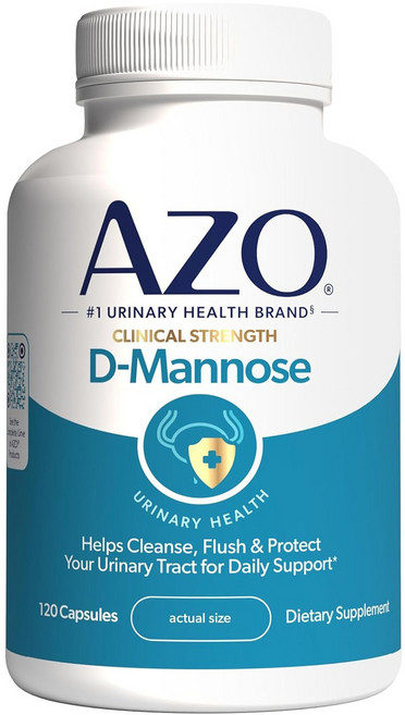 AZO D-甘露糖膠囊, 120錠, 1個