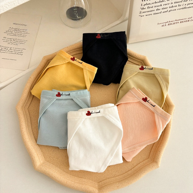 Tavoe사계절 순면 여성 팬티 99.9% 항균 50수 프리미엄 면 고탄력 밀착 핏6장 세트T258-013