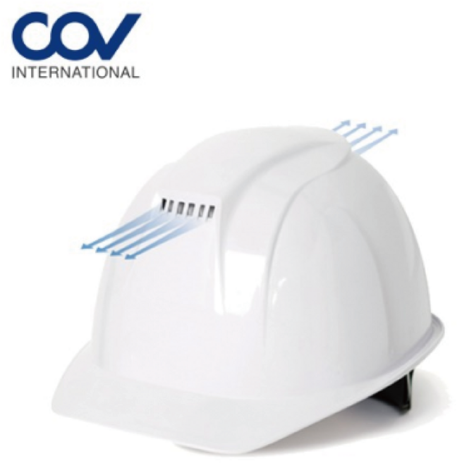 코브인터내셔날 통풍형 안전모 COVH-A001, 백색, 1개