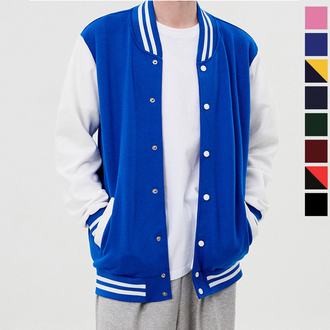 탑보이 남녀공용 특양면 칸 야구점퍼 KKA039