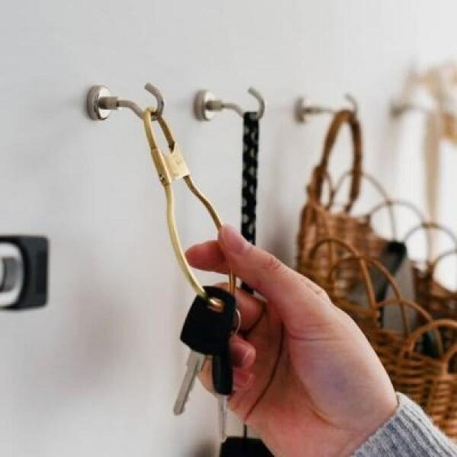 초강력 자석후크 6color/현관문 네오디움 자석 고리 doi+4494Ic, 퍼플, 퍼플