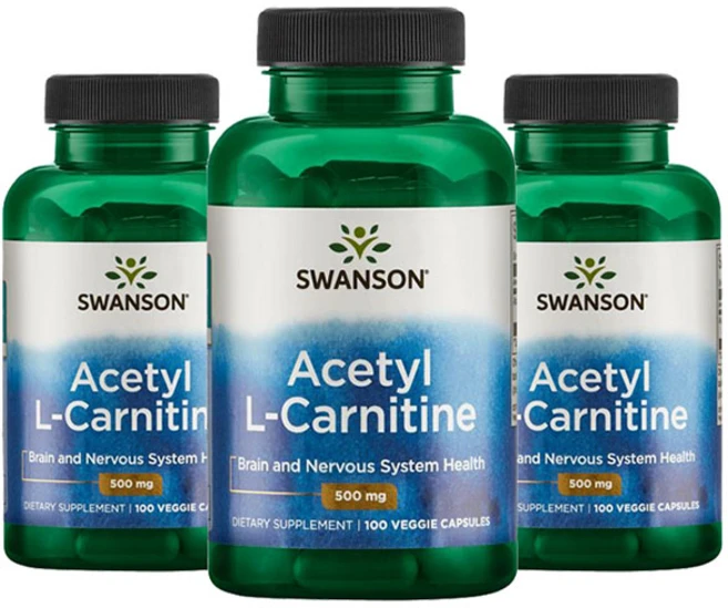 스완슨 아세틸 L-카르니틴 500mg 베지 캡슐, 100개입, 3개, 100정 - 쿠팡