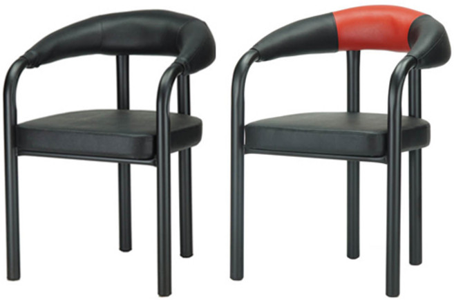 기원의자 당구장 홀덤빠 전용 의자, 투톤블루, 이동형로라, 1개