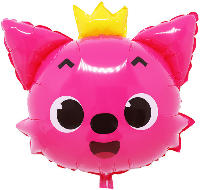 라지쉐잎 캐릭터풍선, 국산 핑크퐁 여우