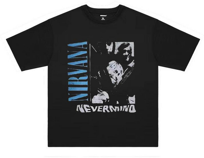 너바나티셔츠 남여공동 빈티지 헤비메탈 Nirvana 락 락티 nirvana 락밴드