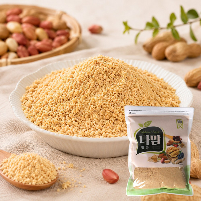 다맘 볶은땅콩가루 1kg 분말 볶음, 1개