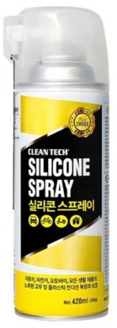 오피스크루] 크린텍 실리콘 코팅 스프레이, 420ml, 1개
